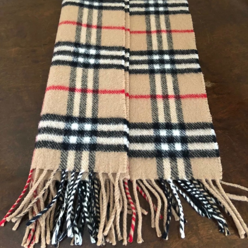 Authentic Burberry Lambswool Scarf